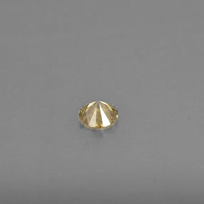 0.14캐럿 천연 샴페인 다이아몬드, 라운드 컷, 3.39 mm, VS