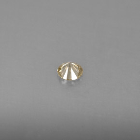 0.15캐럿 천연 샴페인 다이아몬드, 라운드 컷, 3.36 mm, VS