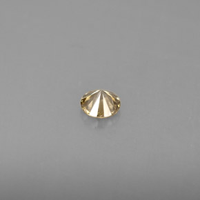 0.19캐럿 천연 샴페인 다이아몬드, 라운드 컷, 3.63 mm, VS