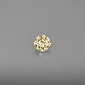 0.17캐럿 천연 샴페인 다이아몬드, 라운드 컷, 3.56 mm, VS