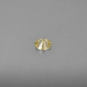 0.14캐럿 천연 샴페인 다이아몬드, 라운드 컷, 3.54 mm, VS