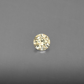 0.15캐럿 천연 샴페인 다이아몬드, 라운드 컷, 3.57 mm, VS