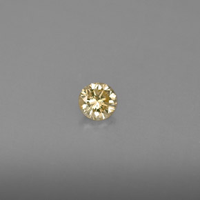 0.16캐럿 천연 샴페인 다이아몬드, 라운드 컷, 3.38 mm, VS