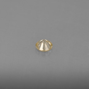 0.16캐럿 천연 샴페인 다이아몬드, 라운드 컷, 3.38 mm, VS