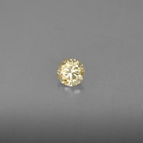 0.18캐럿 천연 샴페인 다이아몬드, 라운드 컷, 3.47 mm, VS