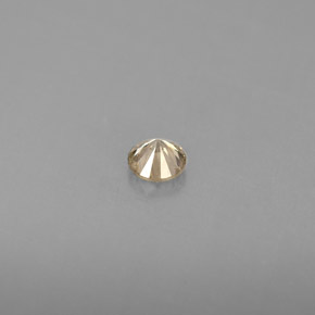 0.16캐럿 천연 샴페인 다이아몬드, 라운드 컷, 3.37 mm, VS
