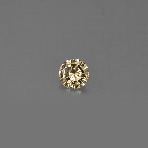 0.15캐럿 천연 샴페인 다이아몬드, 라운드 컷, 3.66 mm, VS