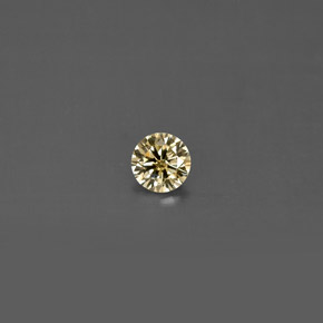 0.14캐럿 천연 샴페인 다이아몬드, 라운드 컷, 3.36 mm, VS