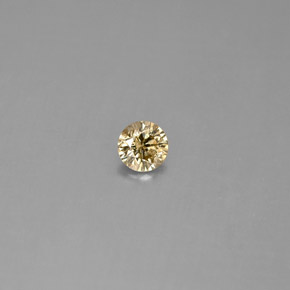 0.18캐럿 천연 샴페인 다이아몬드, 라운드 컷, 3.60 mm, VS