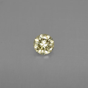 0.22캐럿 천연 샴페인 다이아몬드, 라운드 컷, 3.74 mm, VS