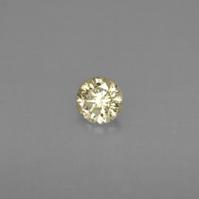 0.22캐럿 천연 샴페인 다이아몬드, 라운드 컷, 3.74 mm, VS