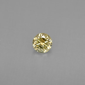 0.22캐럿 천연 샴페인 다이아몬드, 라운드 컷, 3.73 mm, VS