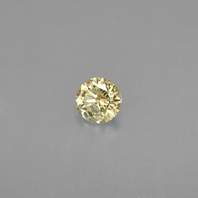 0.22캐럿 천연 샴페인 다이아몬드, 라운드 컷, 3.73 mm, VS