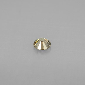 0.20캐럿 천연 샴페인 다이아몬드, 라운드 컷, 3.69 mm, VS
