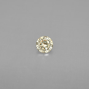 0.17캐럿 천연 샴페인 다이아몬드, 라운드 컷, 3.59 mm, VS