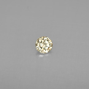 0.17캐럿 천연 샴페인 다이아몬드, 라운드 컷, 3.59 mm, VS
