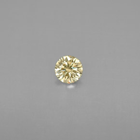 0.20캐럿 천연 샴페인 다이아몬드, 라운드 컷, 3.70 mm, VS