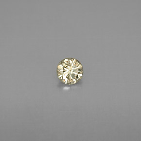 0.17캐럿 천연 샴페인 다이아몬드, 라운드 컷, 3.57 mm, VS
