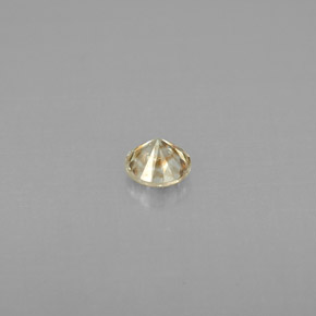 0.22캐럿 천연 샴페인 다이아몬드, 라운드 컷, 3.67 mm, VS