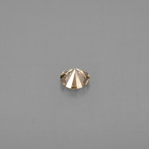0.17캐럿 천연 샴페인 다이아몬드, 라운드 컷, 3.60 mm, VS