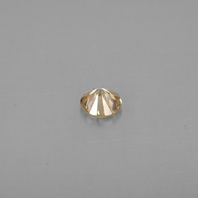 0.20캐럿 천연 샴페인 다이아몬드, 라운드 컷, 3.80 mm, VS