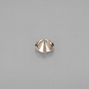 0.23캐럿 천연 샴페인 다이아몬드, 라운드 컷, 3.89 mm, VS