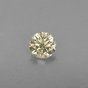 0.21캐럿 천연 샴페인 다이아몬드, 라운드 컷, 3.80 mm, VS