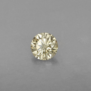 0.21캐럿 천연 샴페인 다이아몬드, 라운드 컷, 3.80 mm, VS