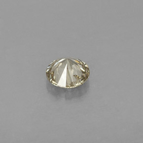 0.21캐럿 천연 샴페인 다이아몬드, 라운드 컷, 3.80 mm, VS
