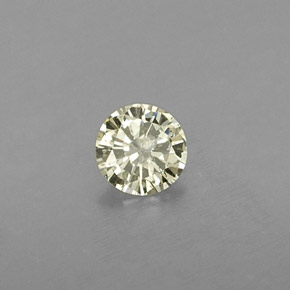 0.19캐럿 천연 샴페인 다이아몬드, 라운드 컷, 3.84 mm, SI