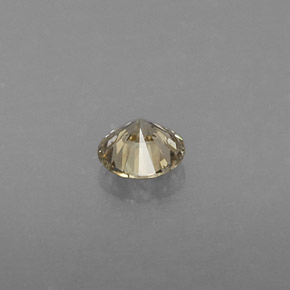 0.24캐럿 천연 샴페인 다이아몬드, 라운드 컷, 3.87 mm, VS