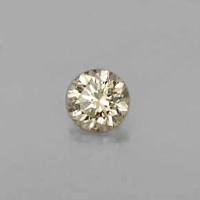 0.25캐럿 천연 샴페인 다이아몬드, 라운드 컷, 3.93 mm, VS