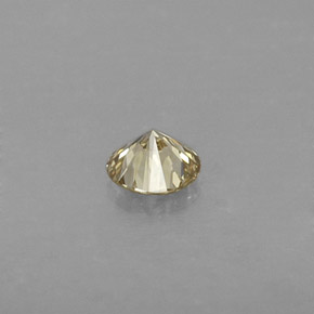 0.22캐럿 천연 샴페인 다이아몬드, 라운드 컷, 3.90 mm, VVS