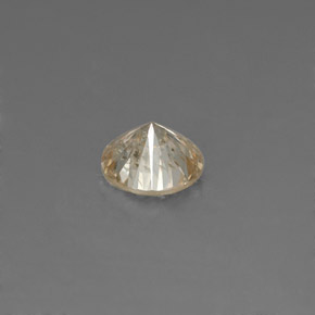 0.17캐럿 천연 샴페인 다이아몬드, 라운드 컷, 3.51 mm, VS