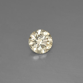 0.16캐럿 천연 샴페인 다이아몬드, 라운드 컷, 3.38 mm, VS