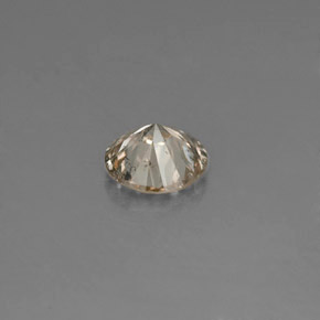 0.16캐럿 천연 샴페인 다이아몬드, 라운드 컷, 3.56 mm, VS