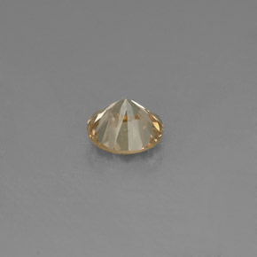 0.15캐럿 천연 샴페인 다이아몬드, 라운드 컷, 3.32 mm, VS