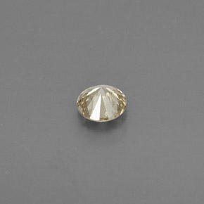 0.13캐럿 천연 샴페인 다이아몬드, 라운드 컷, 3.32 mm, VS