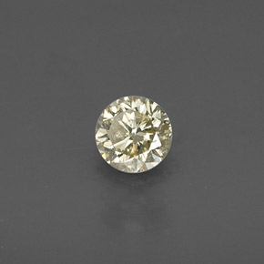 0.20캐럿 천연 샴페인 다이아몬드, 라운드 컷, 3.72 mm, VS