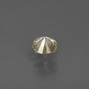 0.17캐럿 천연 샴페인 다이아몬드, 라운드 컷, 3.57 mm, VS