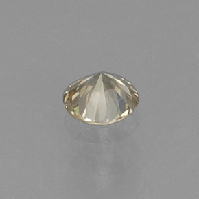 0.14캐럿 천연 샴페인 다이아몬드, 라운드 컷, 3.29 mm, VS