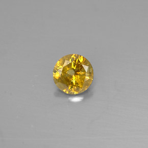 0.28캐럿 천연 샴페인 다이아몬드, 라운드 컷, 4.17 mm, VS-SI