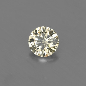 0.17캐럿 천연 샴페인 다이아몬드, 라운드 컷, 3.51 mm, VVS-VS
