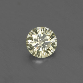0.17캐럿 천연 샴페인 다이아몬드, 라운드 컷, 3.57 mm, VS
