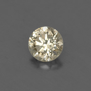 0.20캐럿 천연 샴페인 다이아몬드, 라운드 컷, 3.67 mm, VS-SI