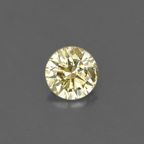 0.16캐럿 천연 팬시 샴페인 다이아몬드, 라운드 컷, 3.48 mm, VS-SI