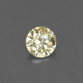 0.16캐럿 천연 팬시 샴페인 다이아몬드, 라운드 컷, 3.48 mm, VS-SI