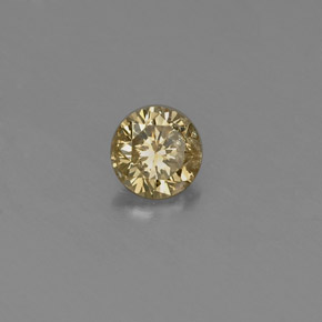 0.20캐럿 천연 샴페인 다이아몬드, 라운드 컷, 3.66 mm, VS
