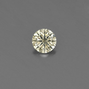 0.15캐럿 천연 샴페인 다이아몬드, 라운드 컷, 3.43 mm, VS