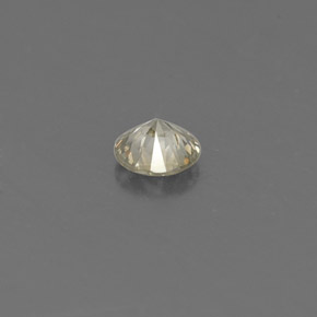 0.15캐럿 천연 샴페인 다이아몬드, 라운드 컷, 3.43 mm, VS